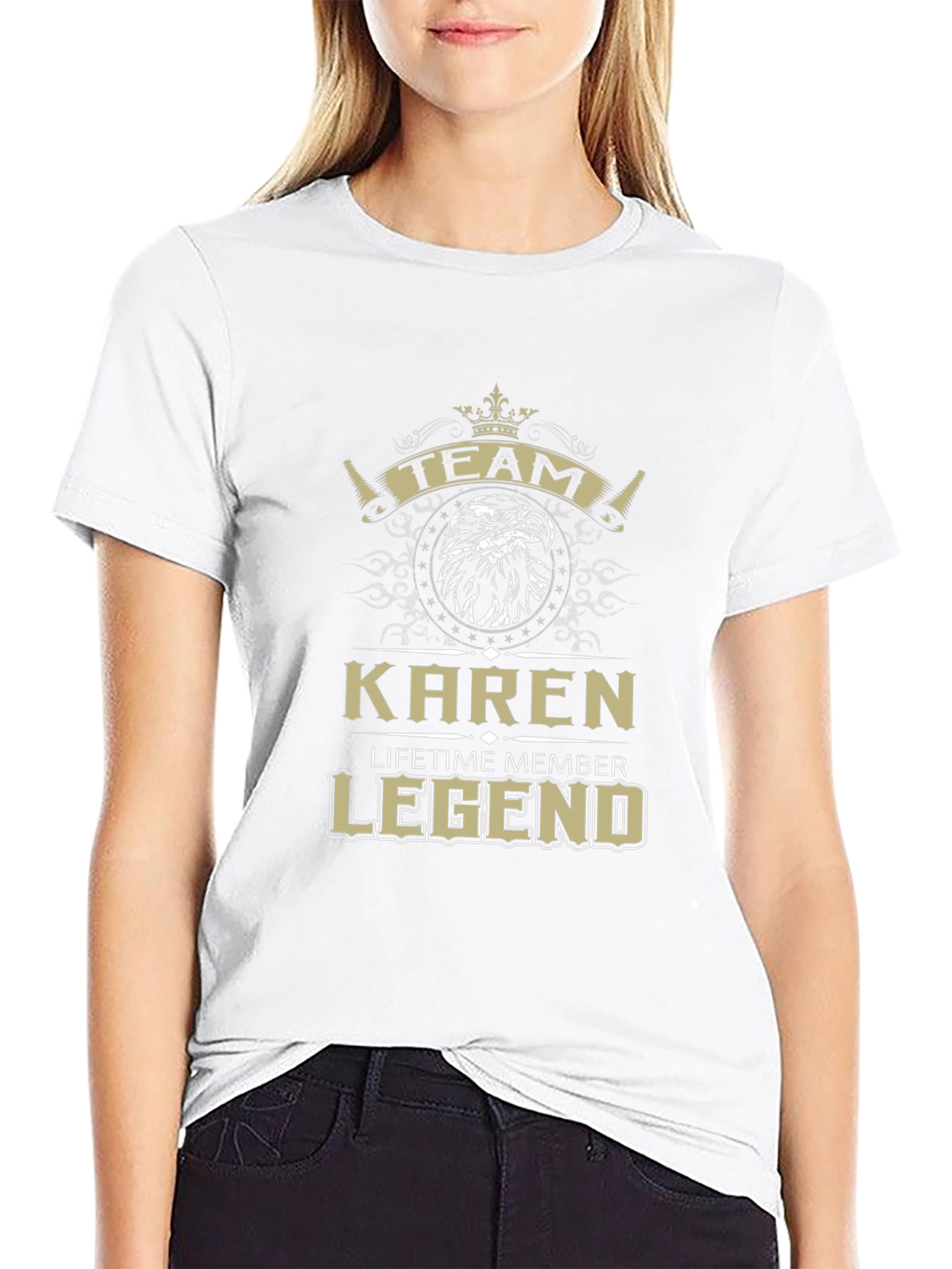Camiseta Negra Team Karen Legend - Edición Limitada