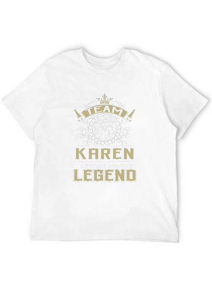 Camiseta Negra Team Karen Legend - Edición Limitada