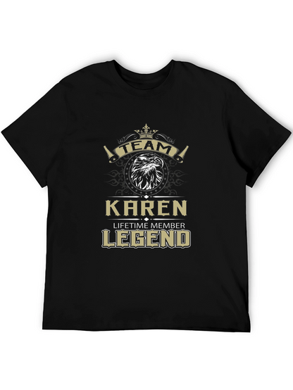 Camiseta Negra Team Karen Legend - Edición Limitada