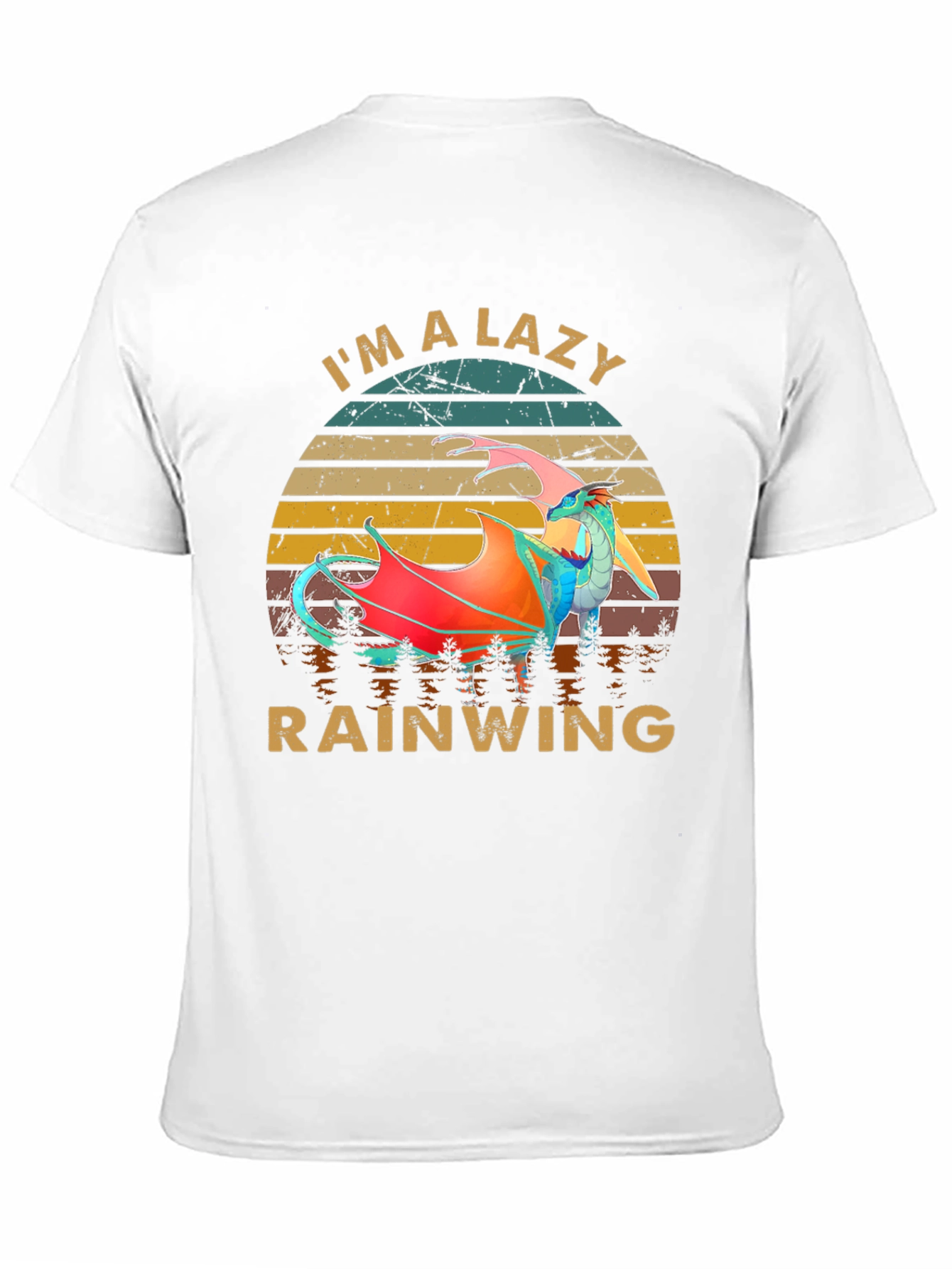 Camiseta Im a Lazy Rainwing Dragón