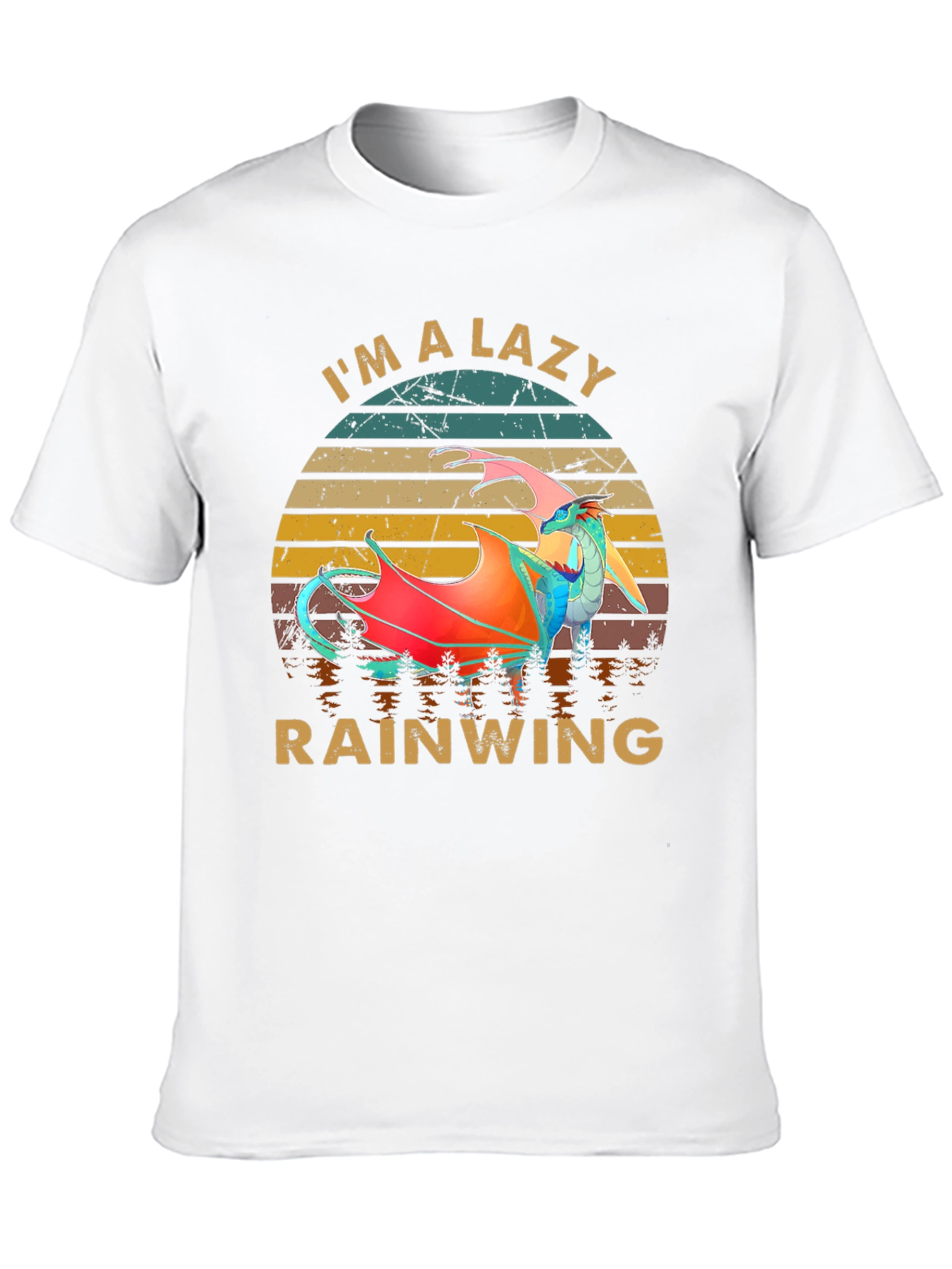 Camiseta Im a Lazy Rainwing Dragón