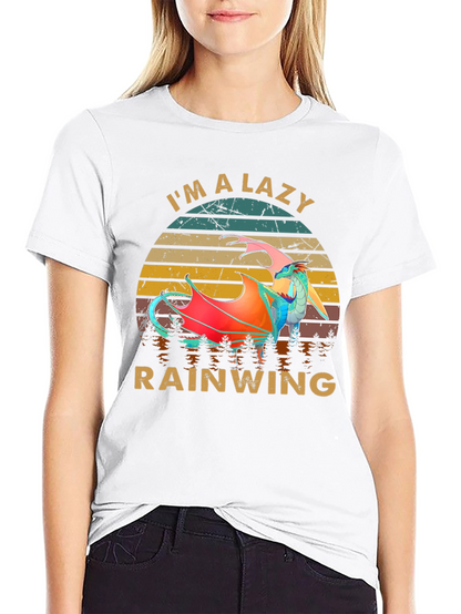 Camiseta Im a Lazy Rainwing Dragón