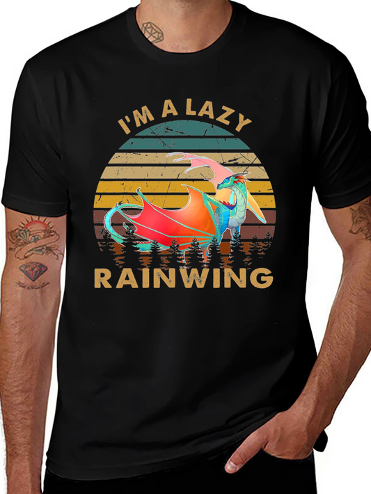 Camiseta Im a Lazy Rainwing Dragón