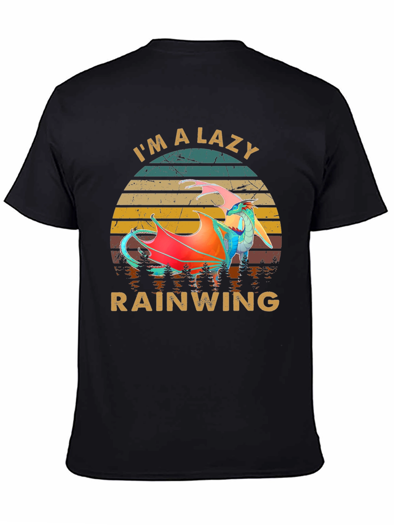 Camiseta Im a Lazy Rainwing Dragón