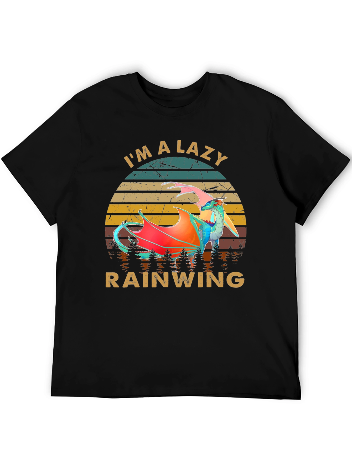 Camiseta Im a Lazy Rainwing Dragón