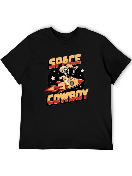 Camiseta Espacio Vaquero - Diseño Divertido