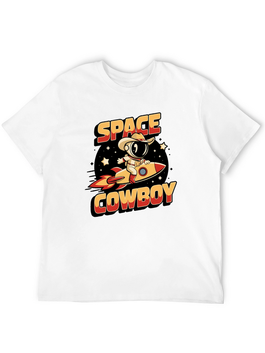 Camiseta Espacio Vaquero - Diseño Divertido
