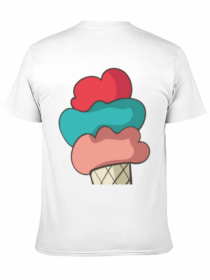 Camiseta Helado Divertido Hombre - Diseño Casual Verano