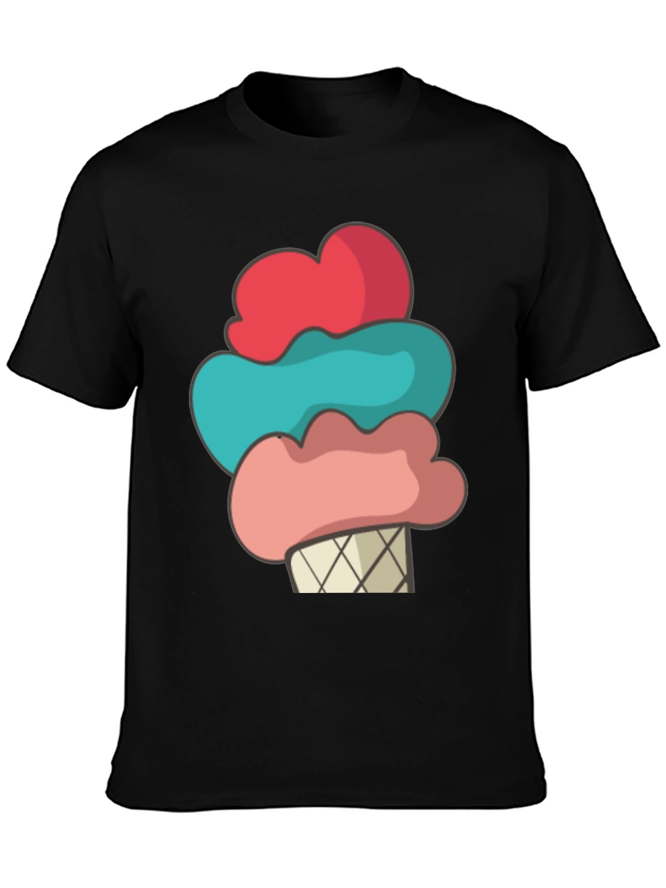 Camiseta Helado Divertido Hombre - Diseño Casual Verano
