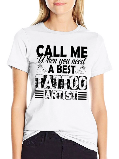 Camiseta Negra Tattoo Artist