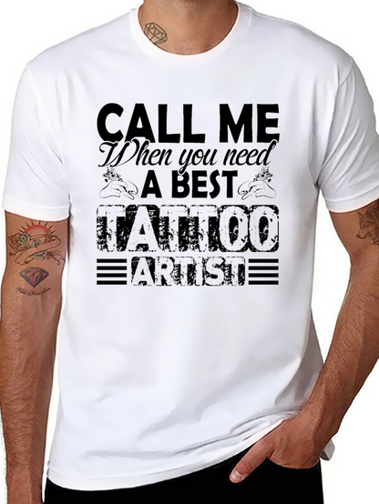 Camiseta Negra Tattoo Artist