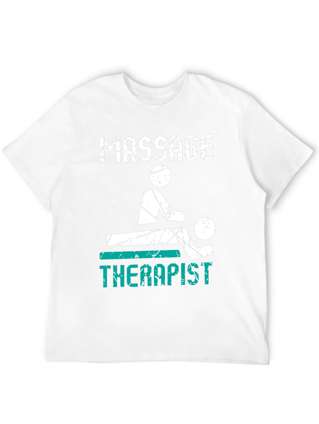 Camiseta Negra Terapeuta de Masaje para Hombre