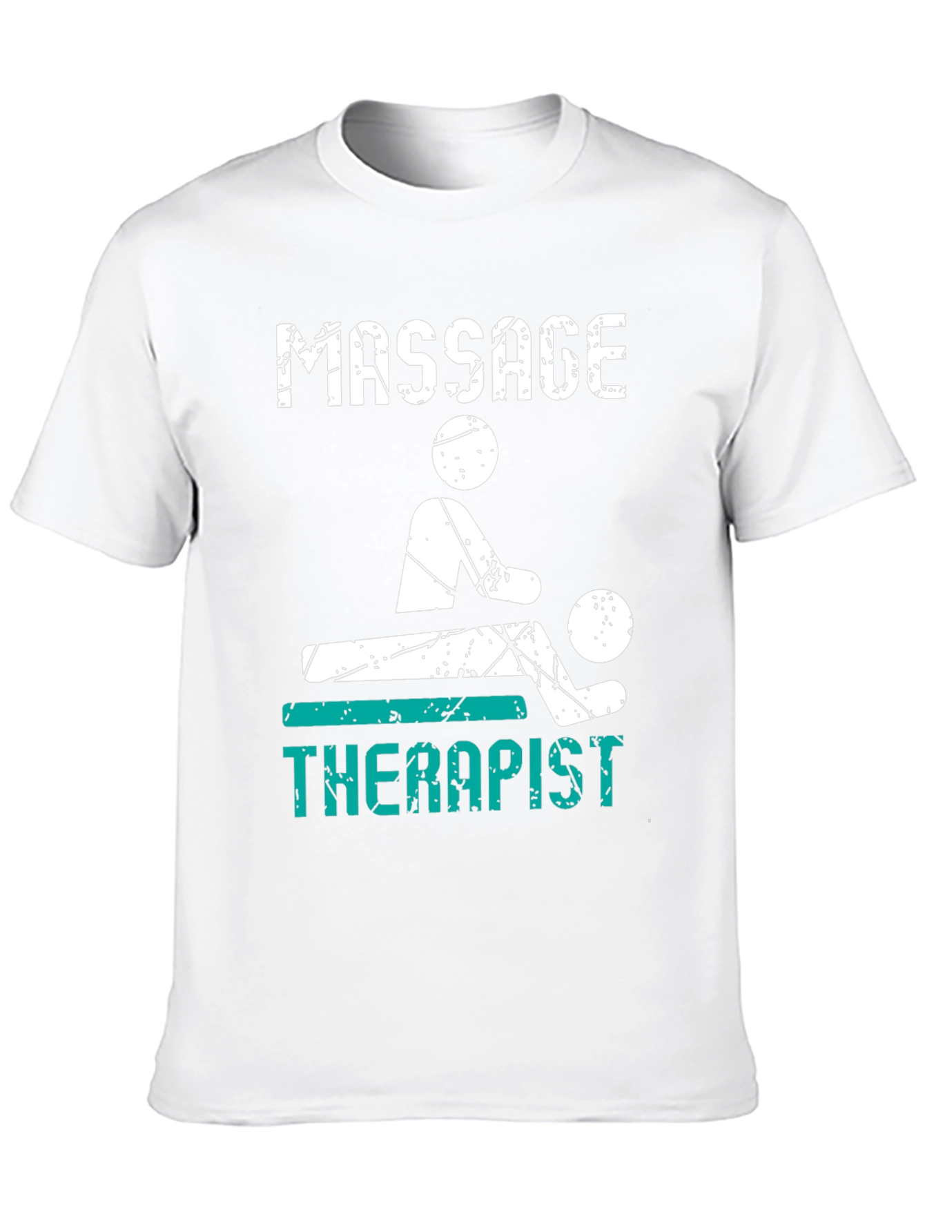 Camiseta Negra Terapeuta de Masaje para Hombre