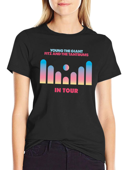 Camiseta Negra Young the Giant & Fitz and The Tantrums - Tour