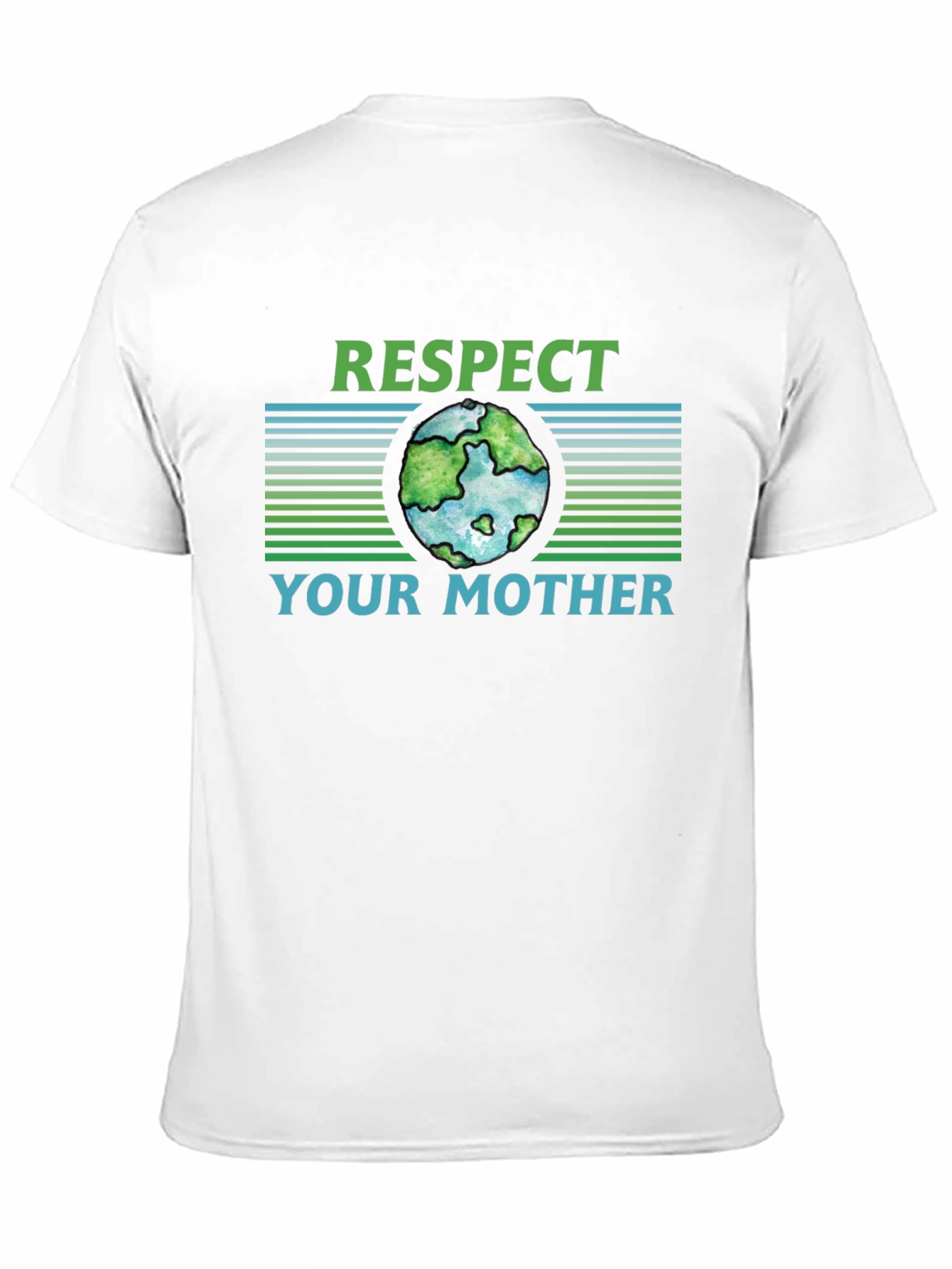 Camiseta Negra Ecológica Respeta a tu Madre