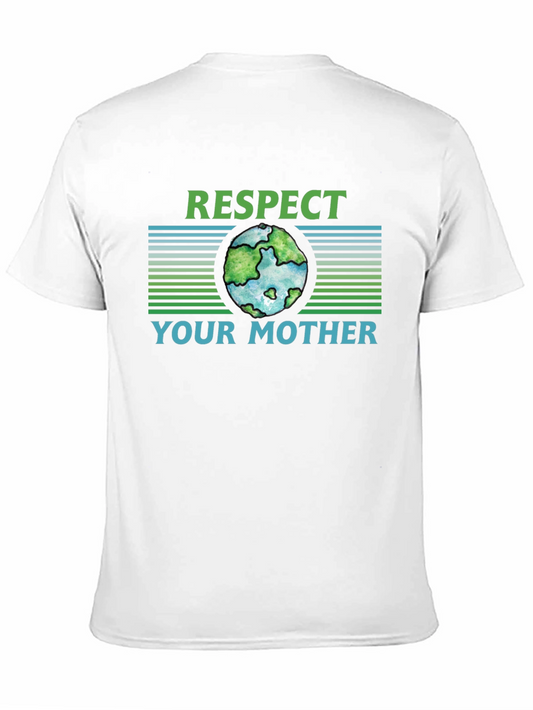 Camiseta Negra Ecológica Respeta a tu Madre