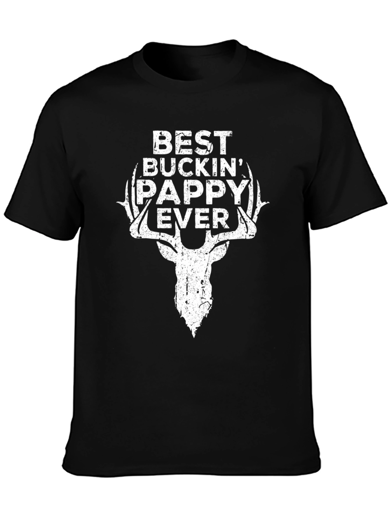 Camiseta Negra Best Buckin Pappy Ever