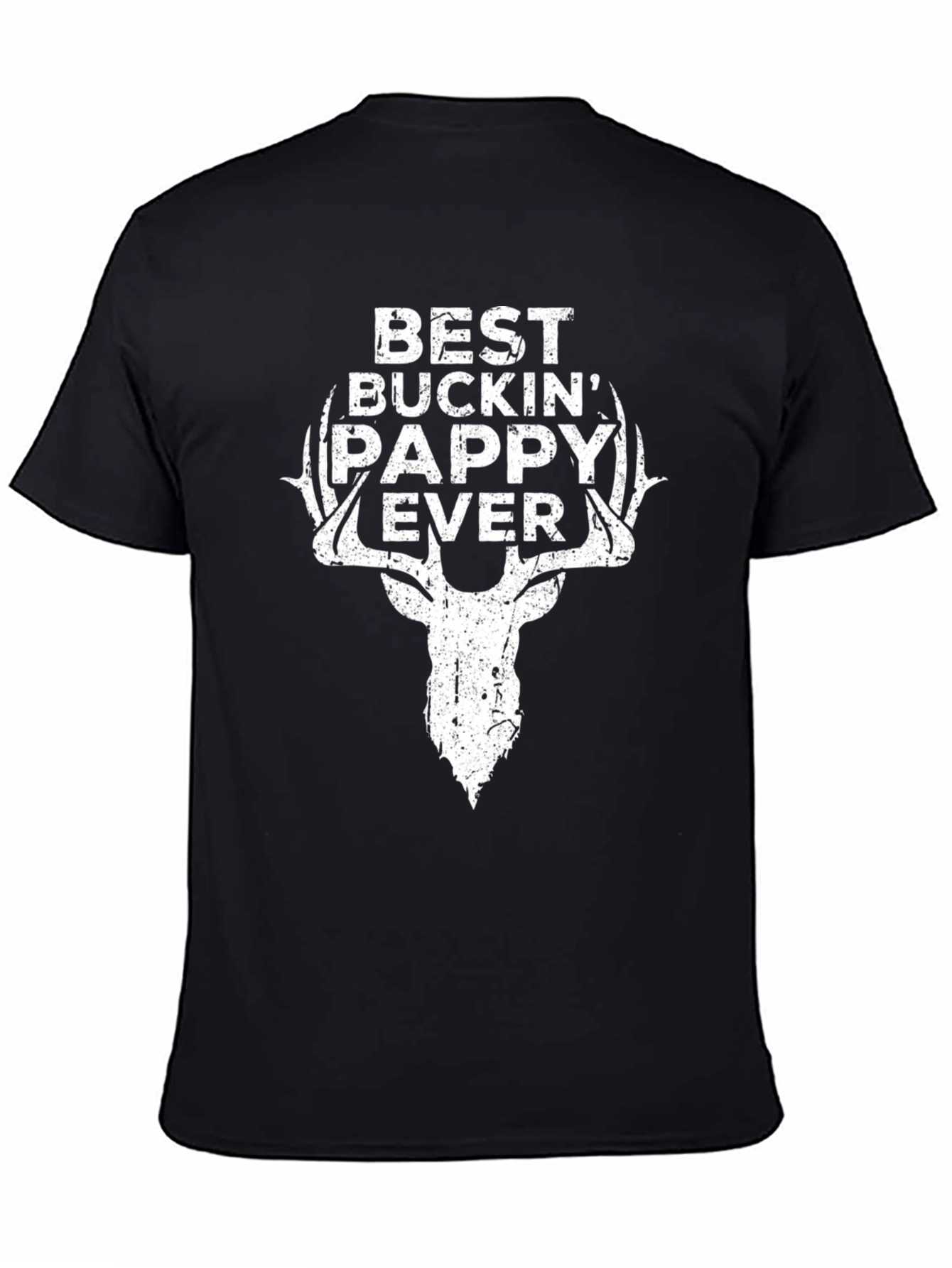 Camiseta Negra Best Buckin Pappy Ever