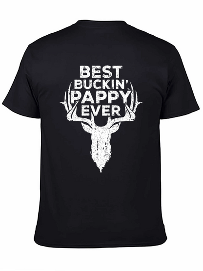 Camiseta Negra Best Buckin Pappy Ever