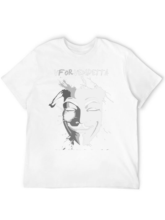 Camiseta Negra V de Vendetta