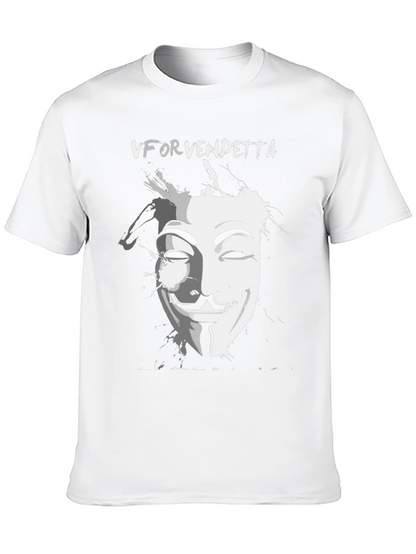 Camiseta Negra V de Vendetta