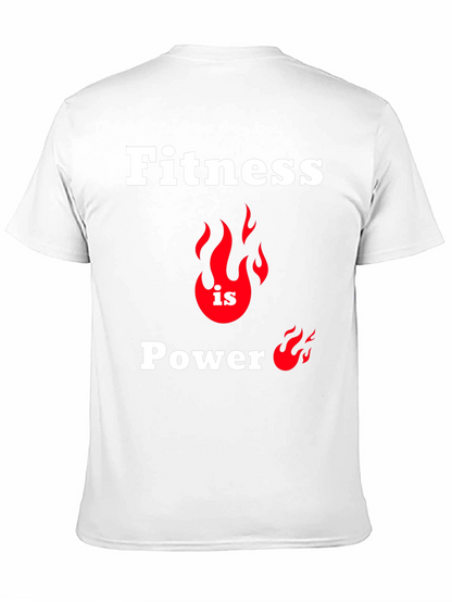 Camiseta Fitness is Power - Estilo y Motivación