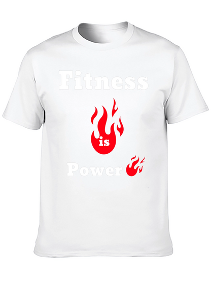 Camiseta Fitness is Power - Estilo y Motivación