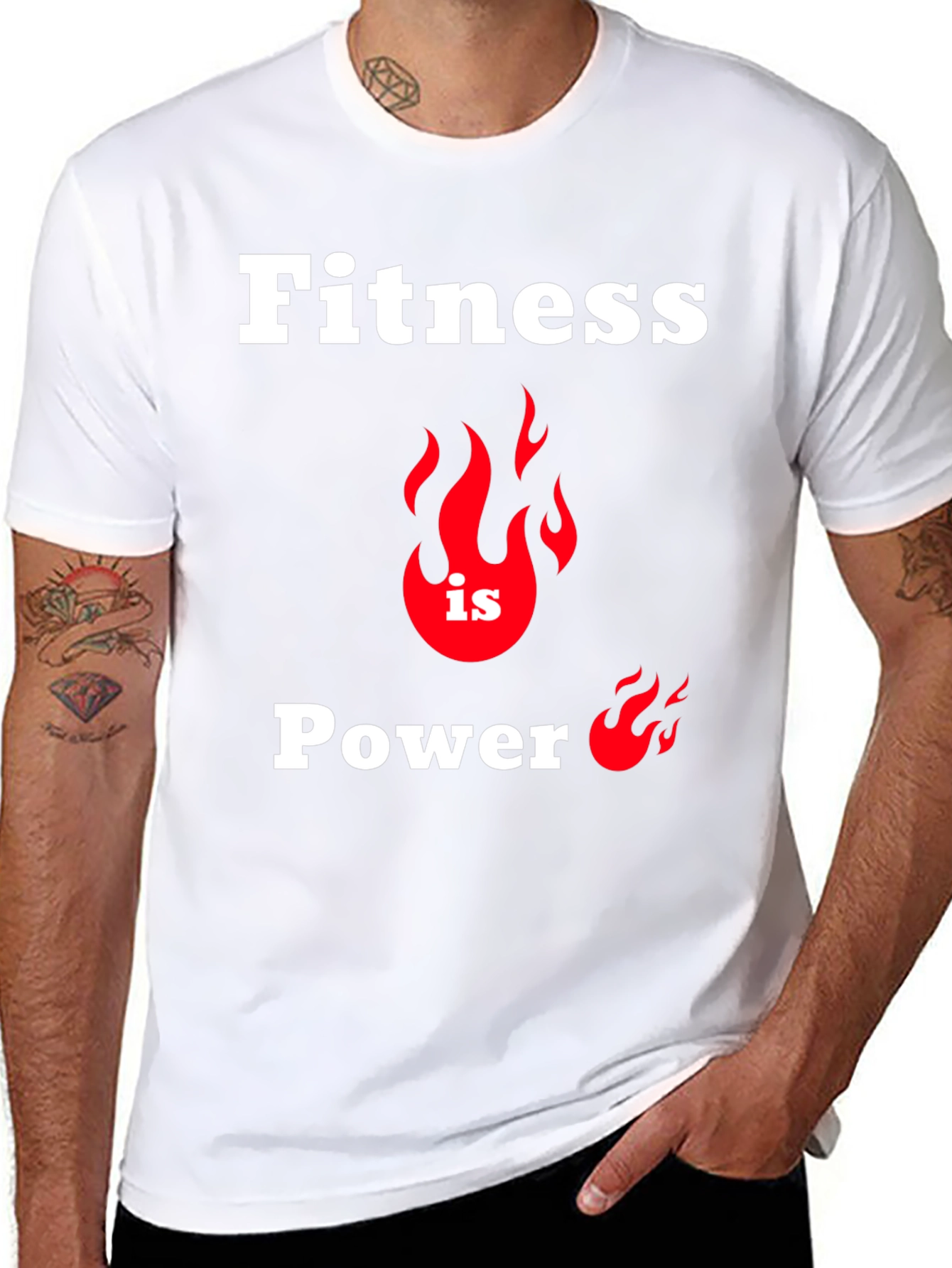 Camiseta Fitness is Power - Estilo y Motivación
