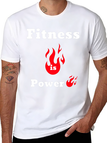 Camiseta Fitness is Power - Estilo y Motivación
