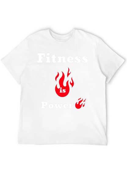 Camiseta Fitness is Power - Estilo y Motivación