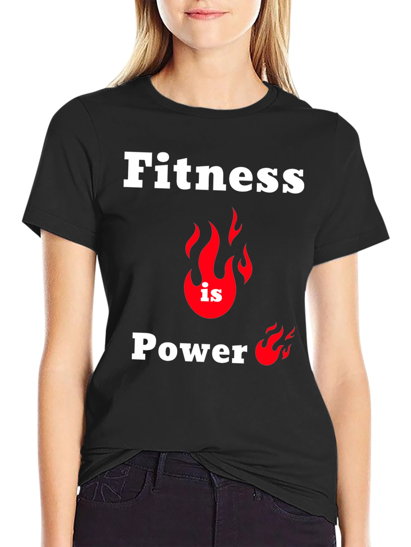 Camiseta Fitness is Power - Estilo y Motivación