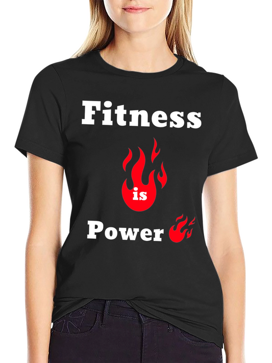 Camiseta Fitness is Power - Estilo y Motivación