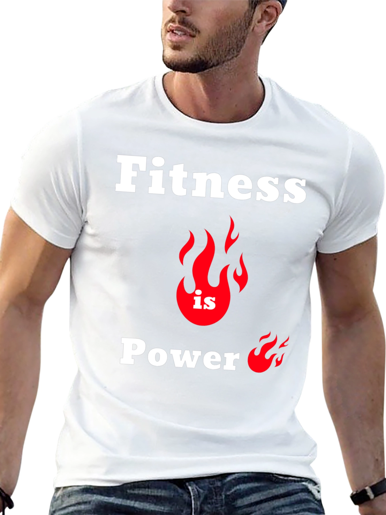 Camiseta Fitness is Power - Estilo y Motivación