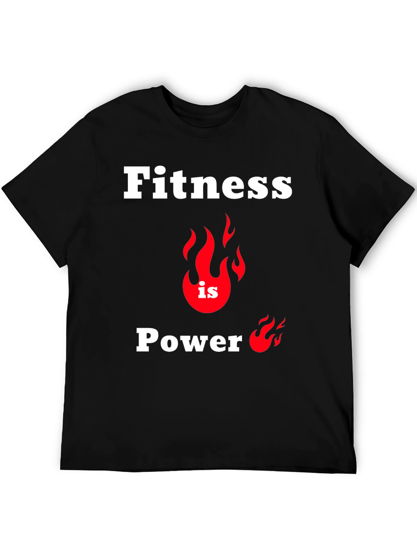 Camiseta Fitness is Power - Estilo y Motivación