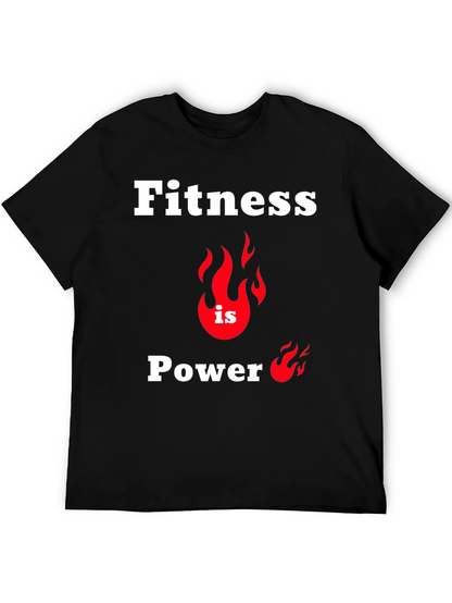 Camiseta Fitness is Power - Estilo y Motivación