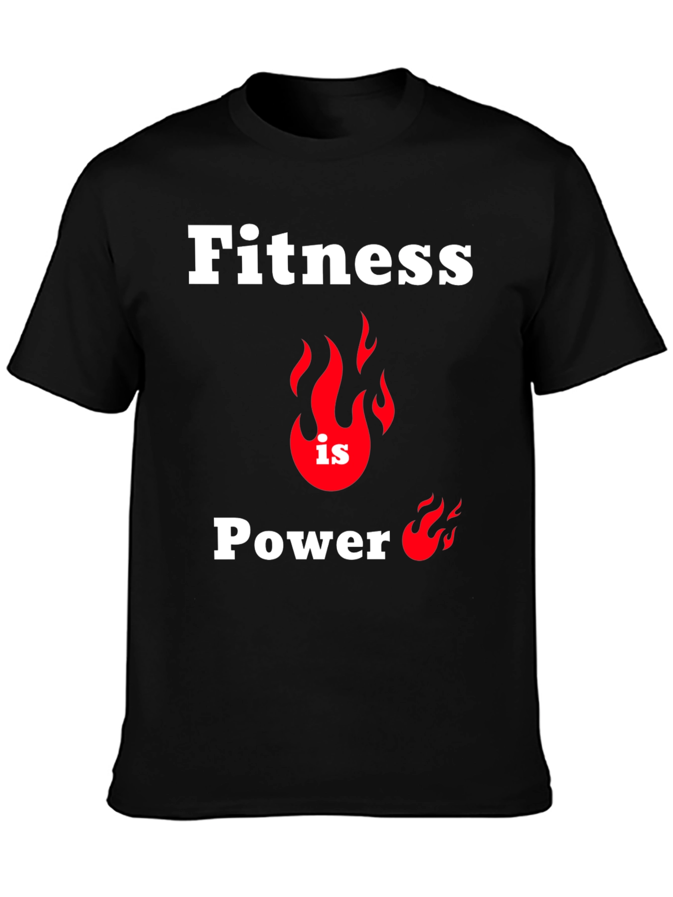 Camiseta Fitness is Power - Estilo y Motivación