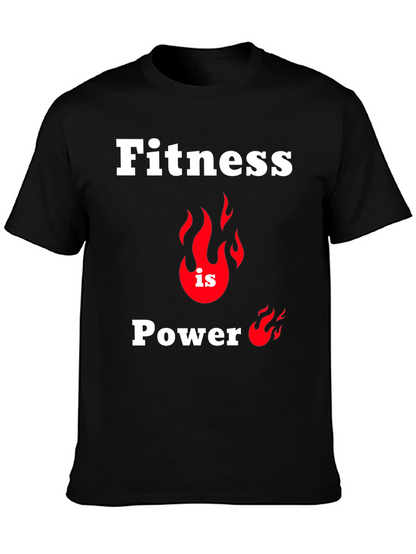 Camiseta Fitness is Power - Estilo y Motivación