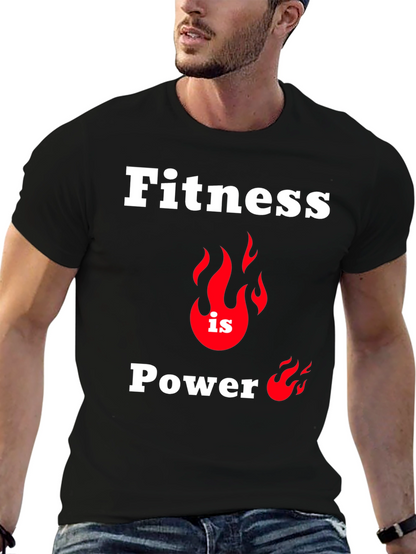 Camiseta Fitness is Power - Estilo y Motivación
