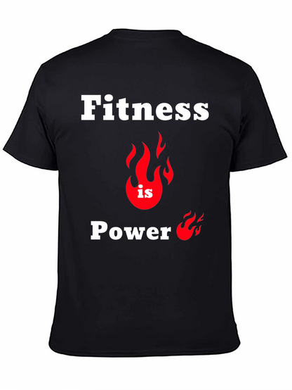 Camiseta Fitness is Power - Estilo y Motivación