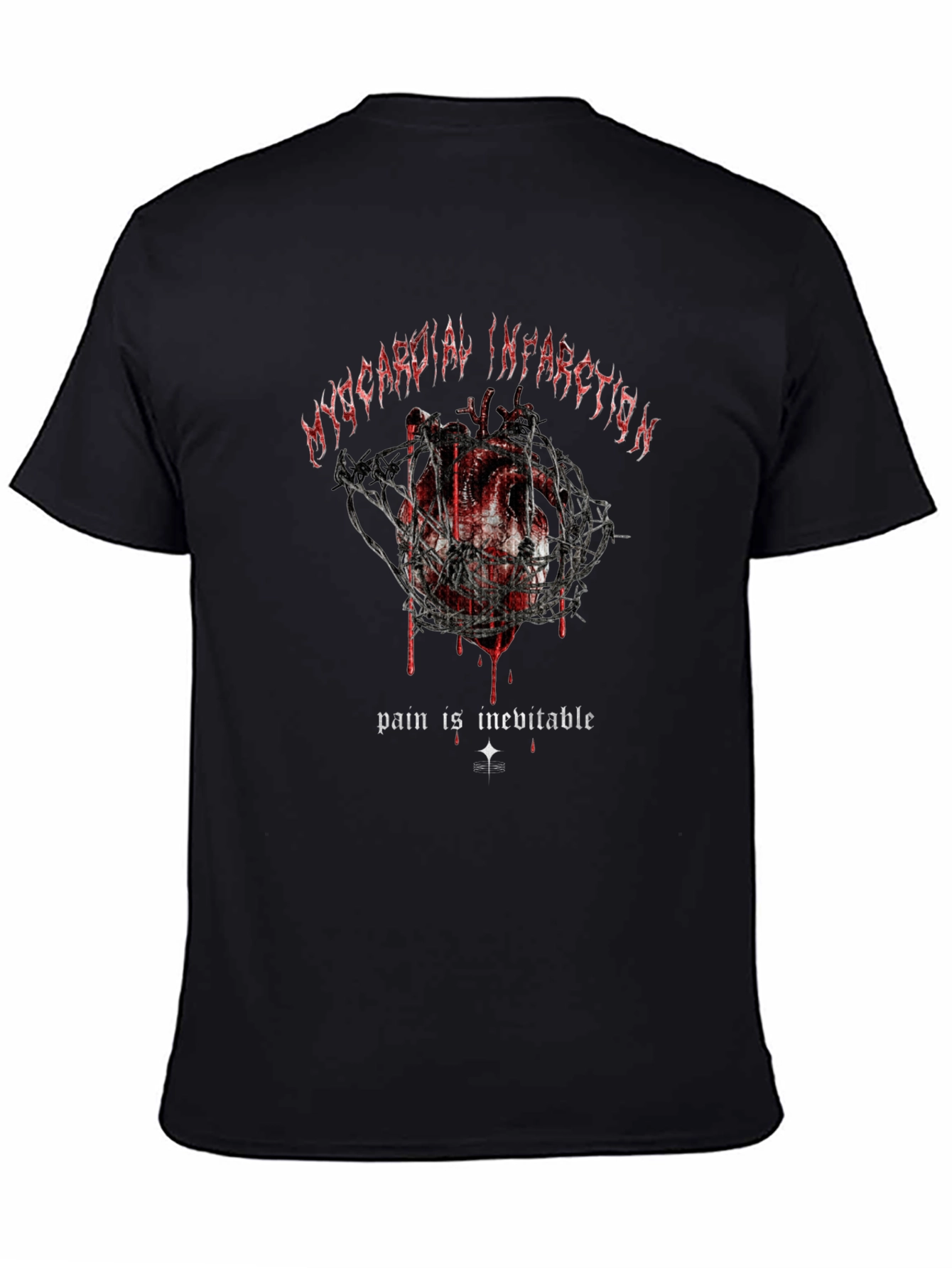 Camiseta Negra Myocardial Infarction
