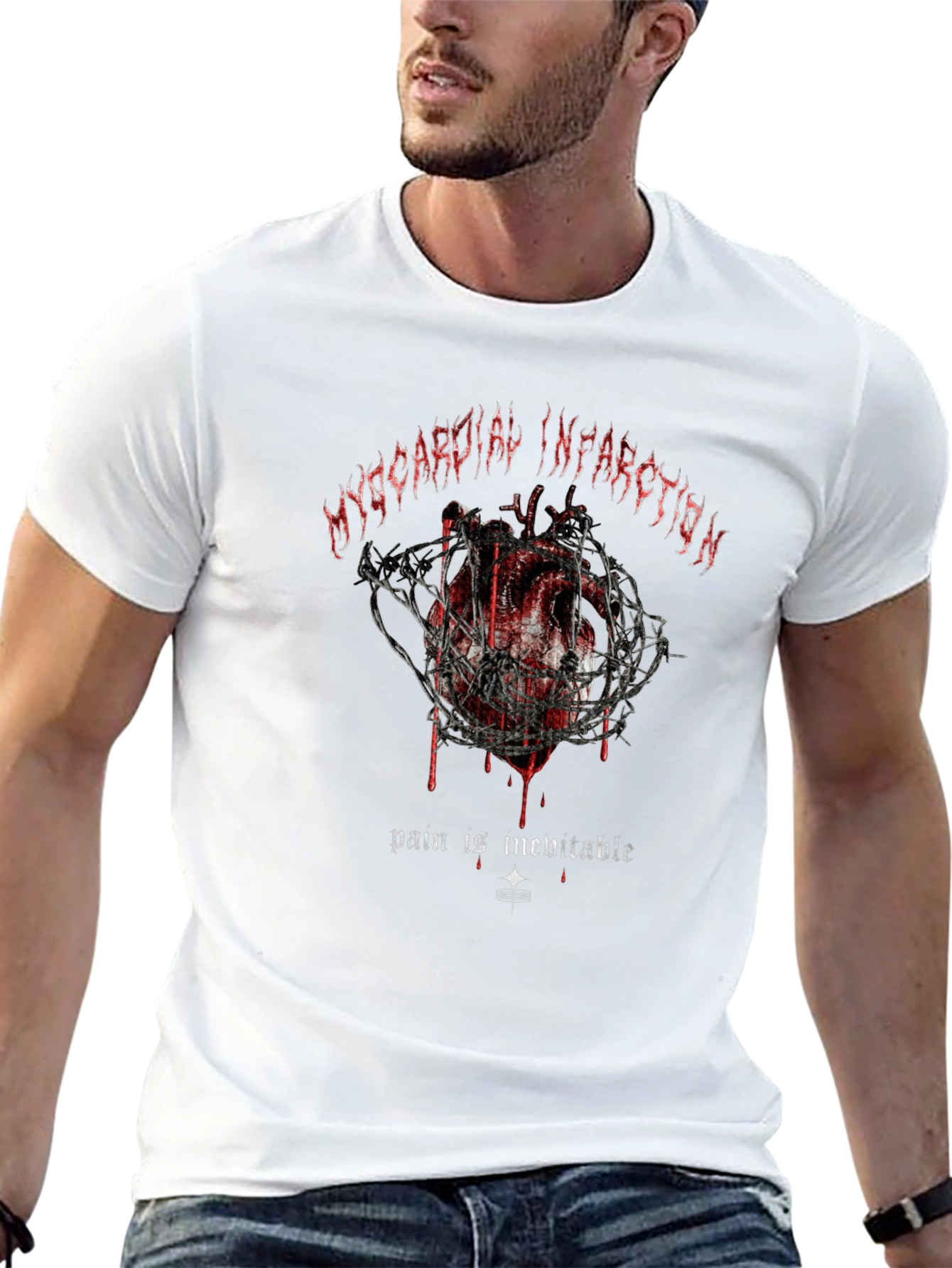 Camiseta Negra Myocardial Infarction