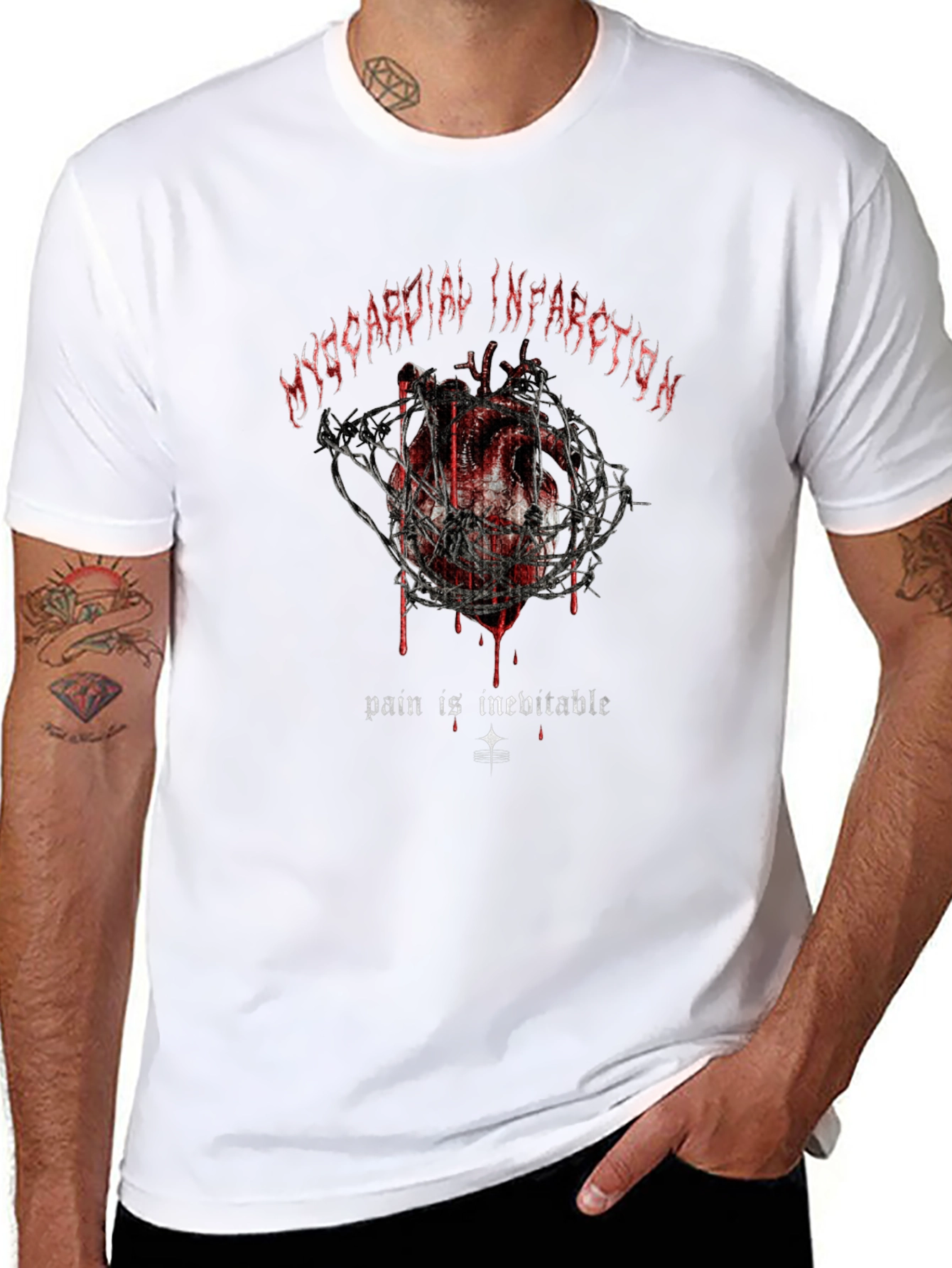 Camiseta Negra Myocardial Infarction