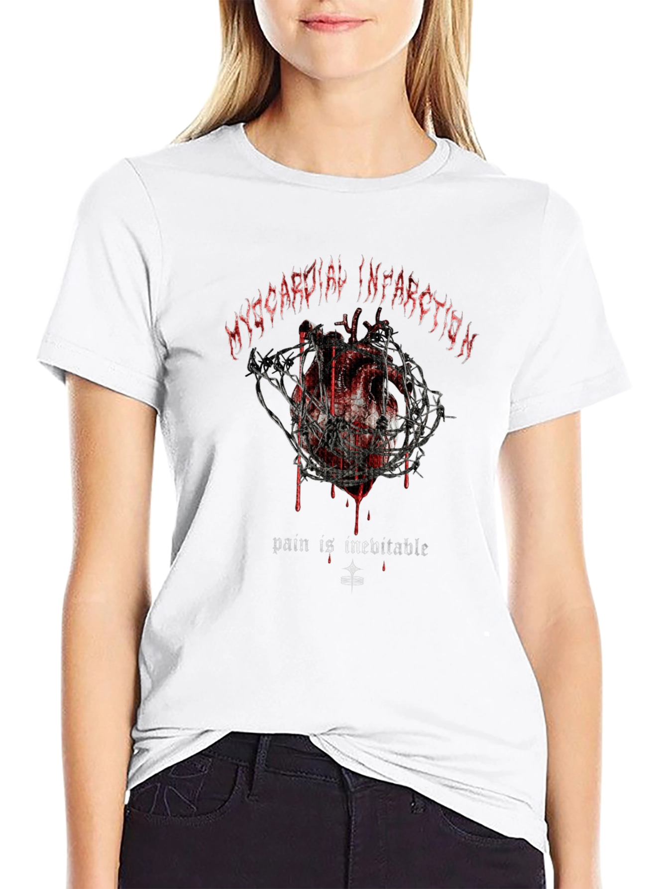 Camiseta Negra Myocardial Infarction