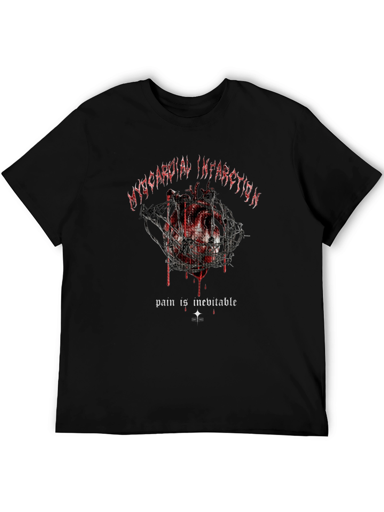 Camiseta Negra Myocardial Infarction