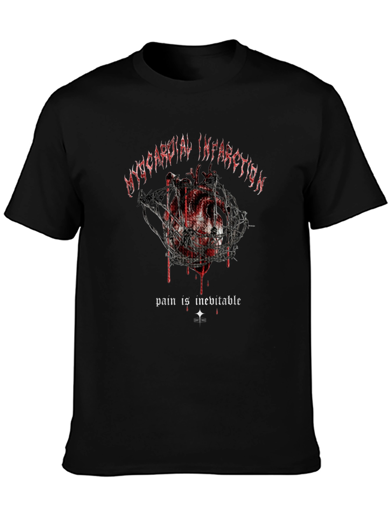 Camiseta Negra Myocardial Infarction