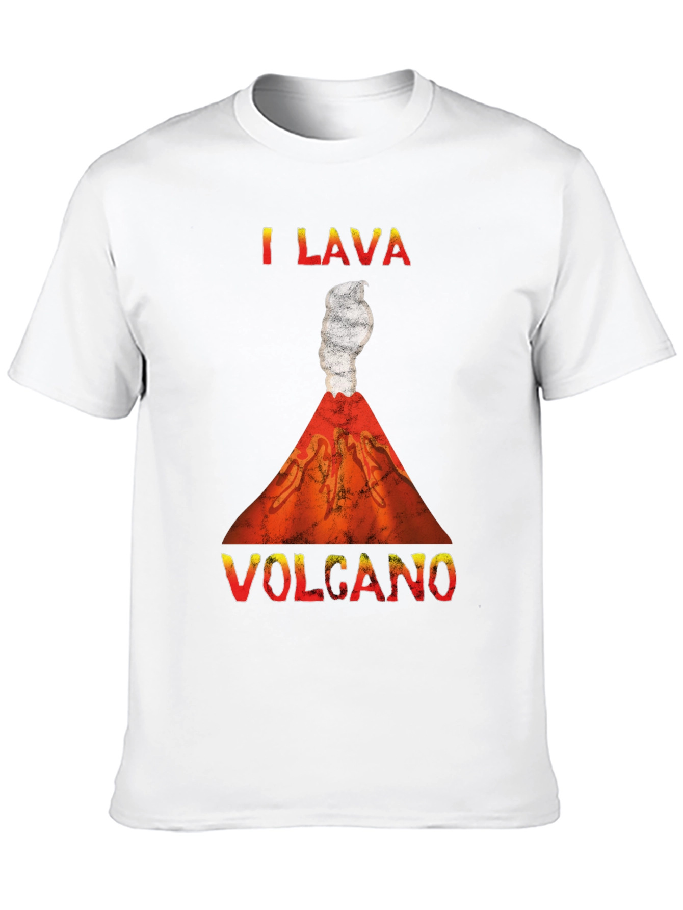 Camiseta Hombre I Lava Volcano Divertida y Original