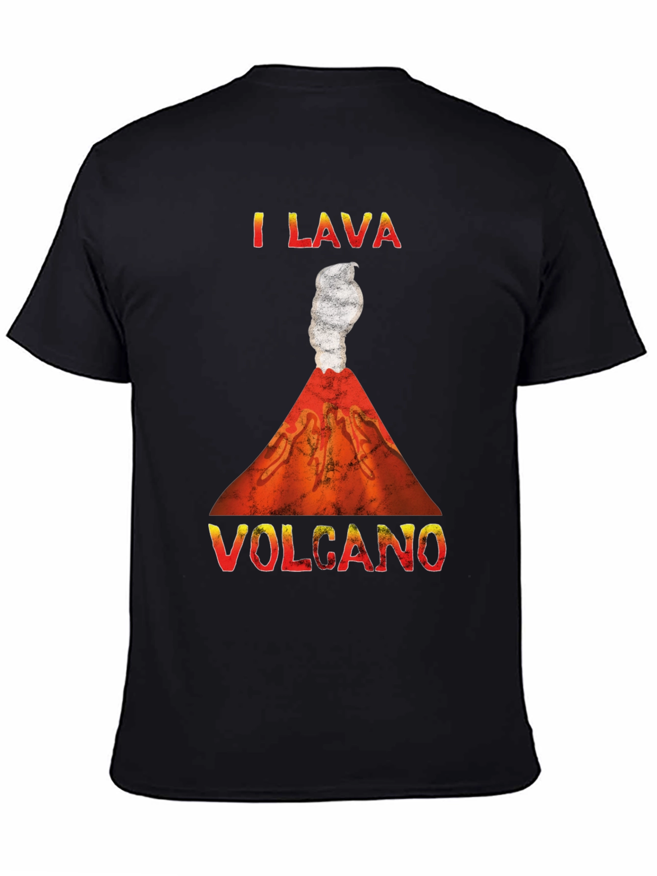 Camiseta Hombre I Lava Volcano Divertida y Original