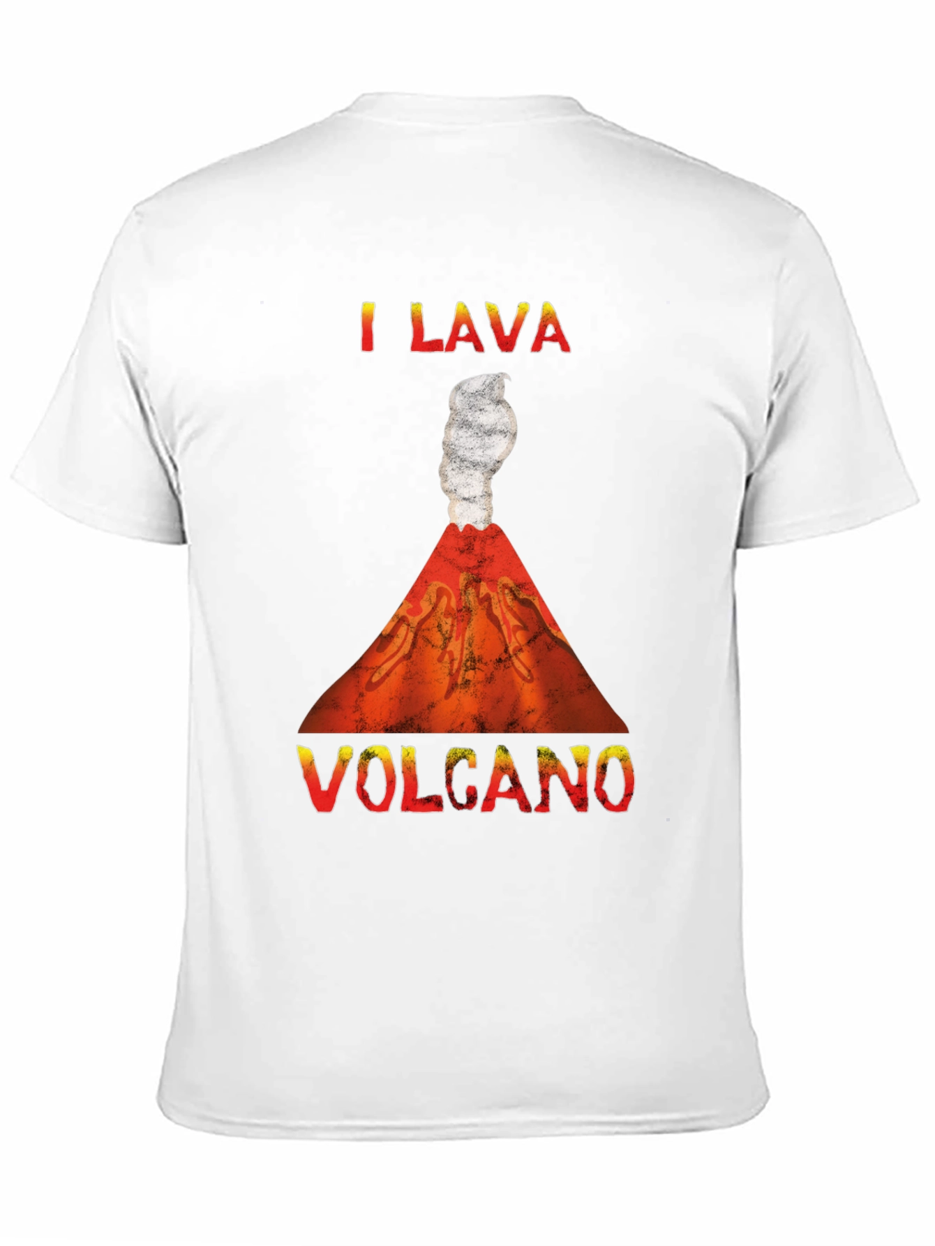 Camiseta Hombre I Lava Volcano Divertida y Original