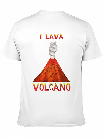 Camiseta Hombre I Lava Volcano Divertida y Original