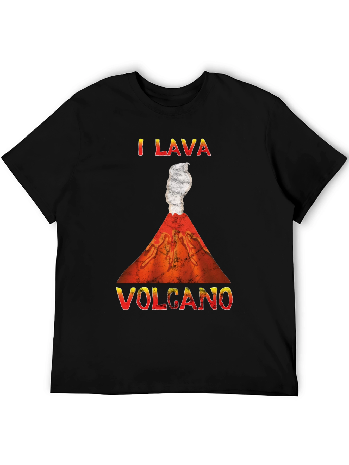Camiseta Hombre I Lava Volcano Divertida y Original